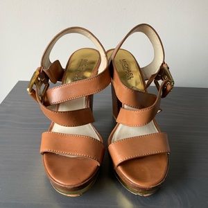 Michael Kors tan heels